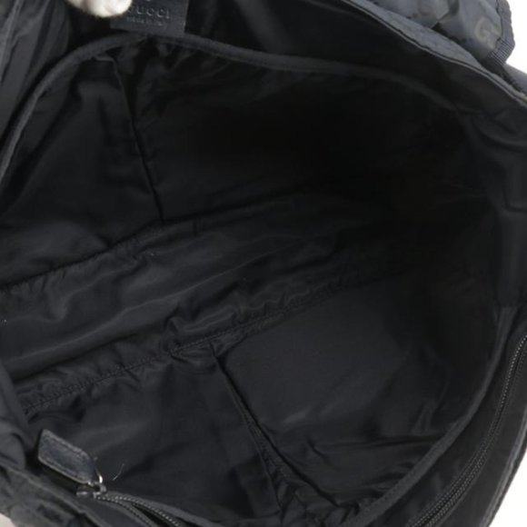 Gucci Diaper Messenger Navy GG Nylon Crossbody - Picture 5 of 8